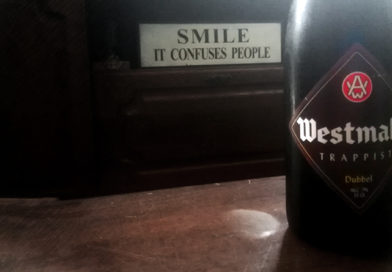 Tasting Trappist Westmalle Beer ‘Dubbel’.