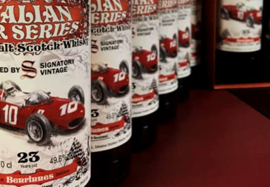 Tasting Benrinnes 23-Year-old Single Malt Italian car series.